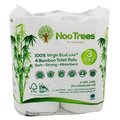 Nootrees Nootrees 280764 Virgin Ecoluxe Bamboo 3-Ply Toilet Tissue; 4 Rolls per Pack - 300 Sheet per Pack - Pack of 12 280764